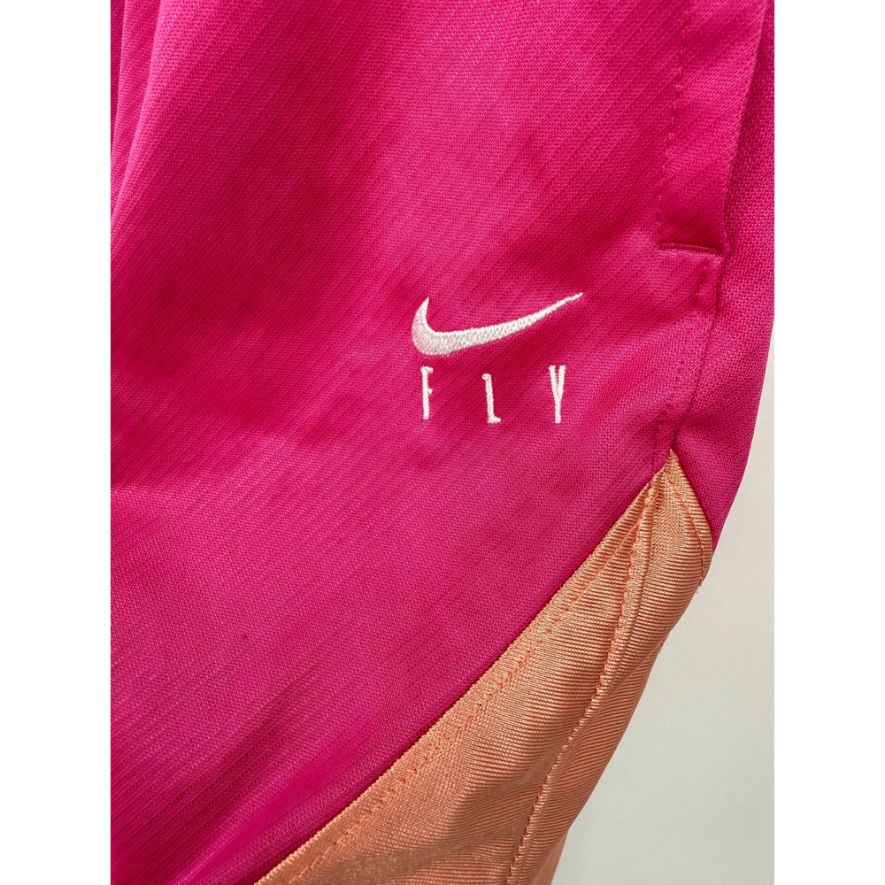 Nike Basketball Shorts Womens M Pink Fly Crossover Dri-FIT Athletic Gym 0058 - Picture 3 of 11